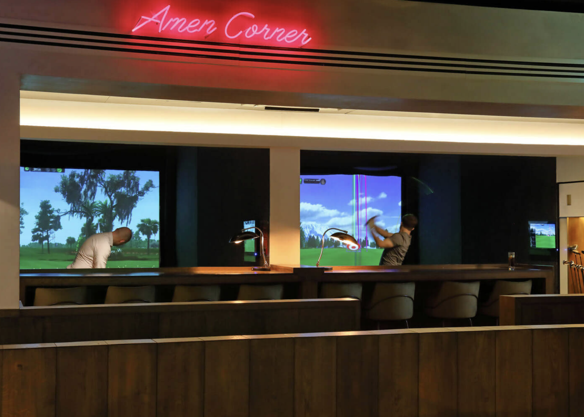 A Round at Urban Golf, Smithfield — Four Ball Simulator Experience